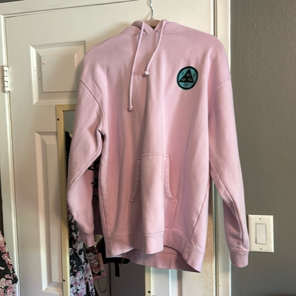 Welcome Zombie Sloth hoodie pink - Size L